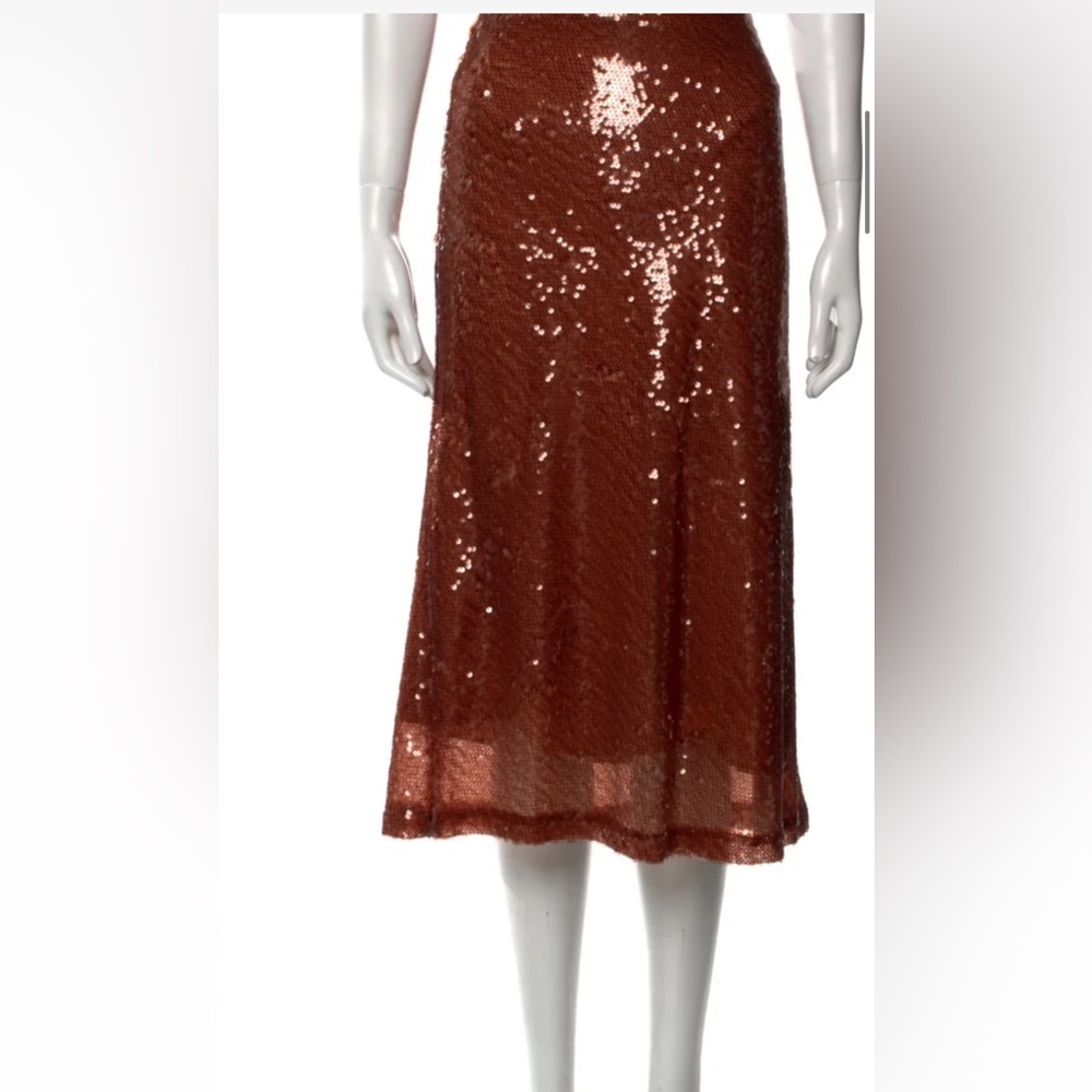A.L.C Sequin Embellishments Midi Length Skirt Size: 8
